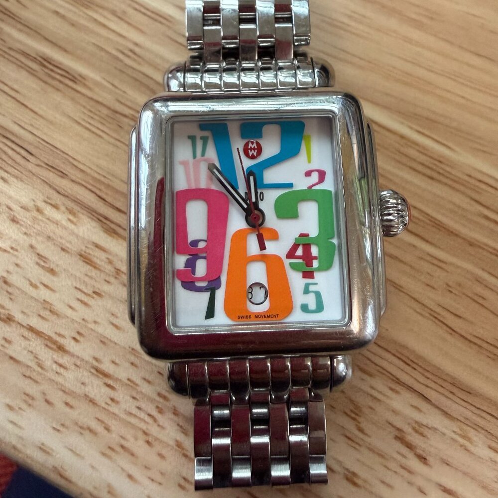 Michele Deco Watch with Sterling Band